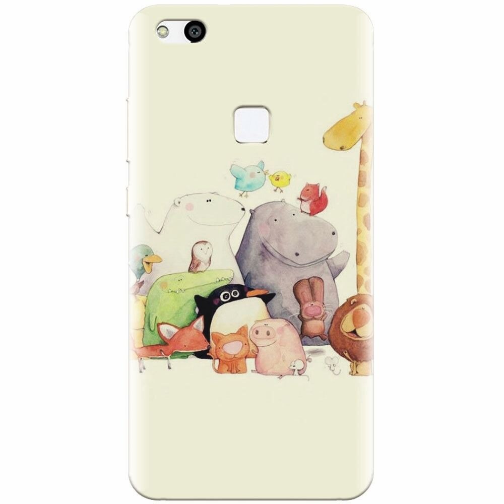 Husa silicon pentru Huawei P10 Lite, Cute Cartoon Animals