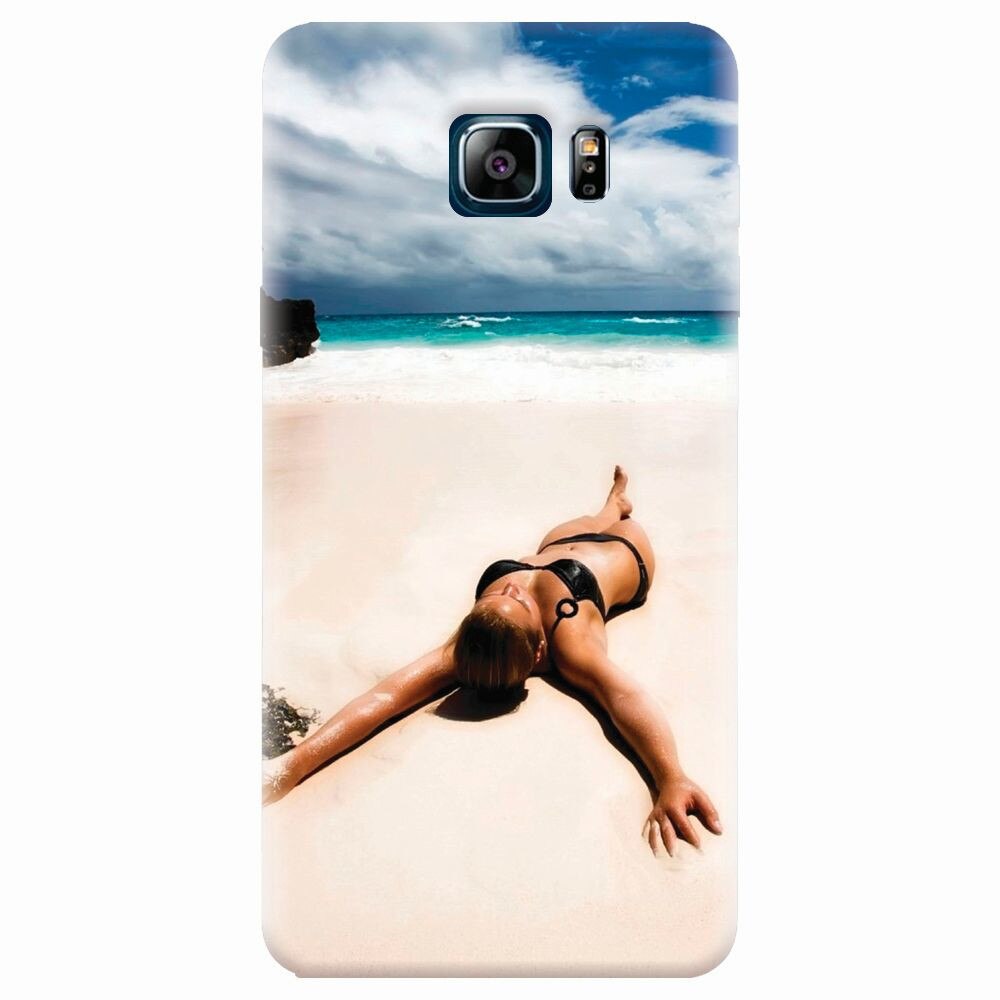 Husa silicon pentru Samsung Galaxy Note 5, Beach Lounging