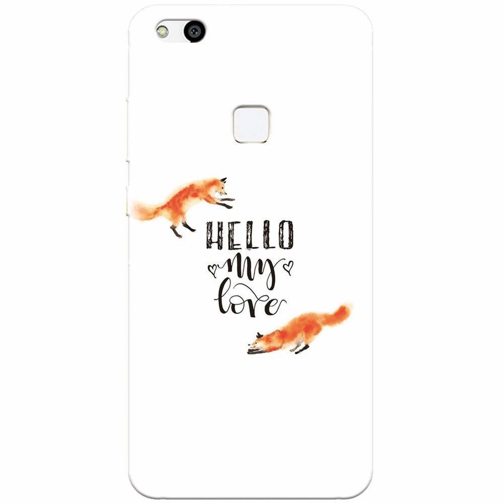 Husa silicon pentru Huawei P10 Lite, Hello My Love