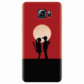 Husa silicon pentru Samsung Galaxy Note 5, Boy Girl Love Story Husa silicon pentru Samsung Galaxy Note 5, Boy Girl Love Story