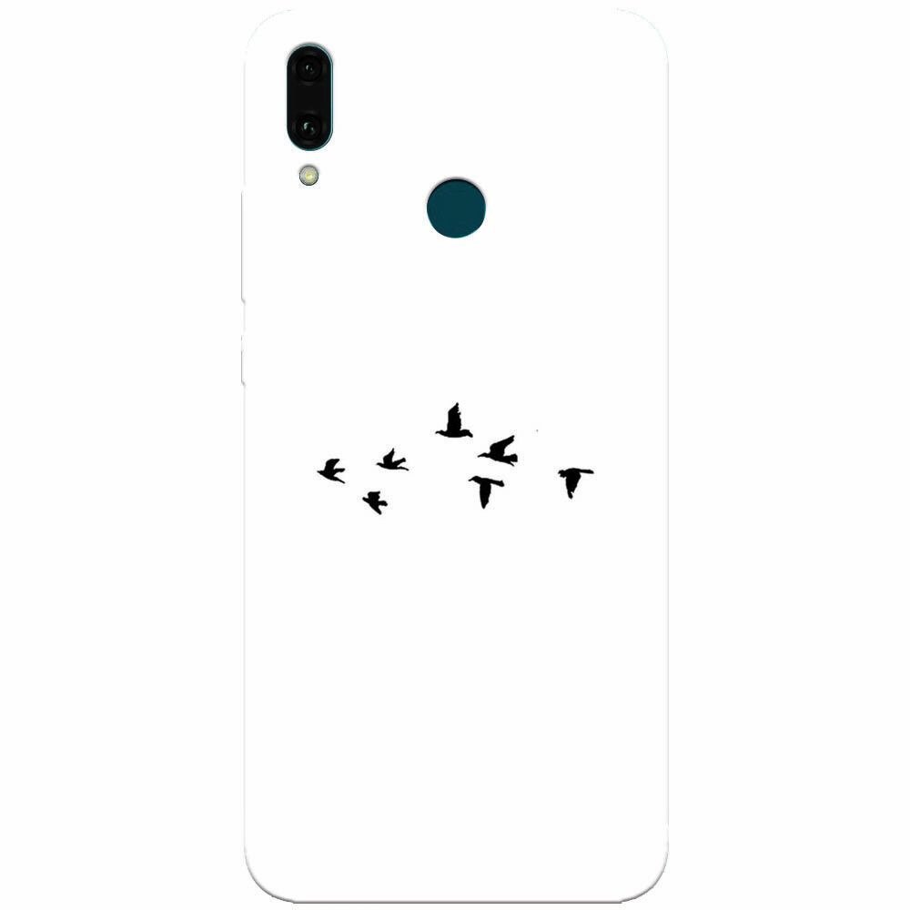 Husa silicon pentru Huawei Y9 2019, Birds