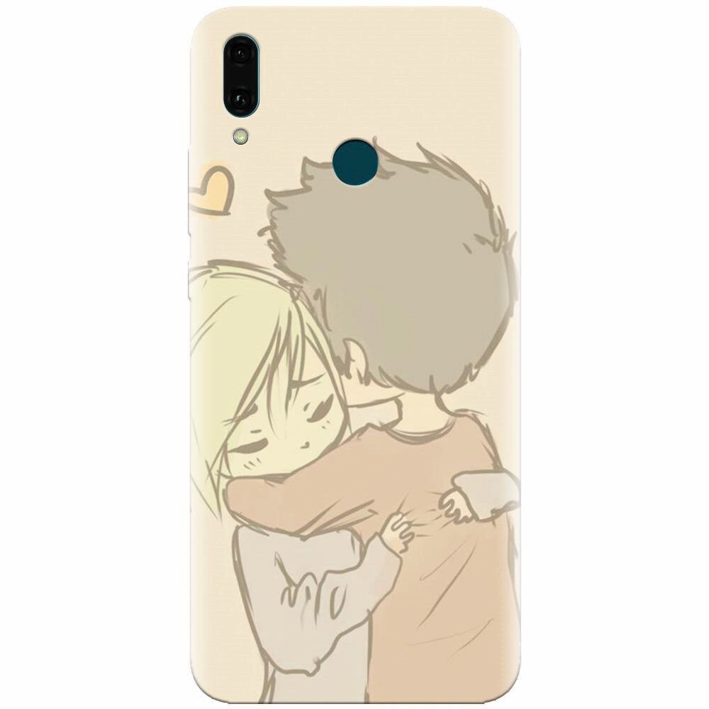 Husa silicon pentru Huawei Y9 2019, Couple Hug
