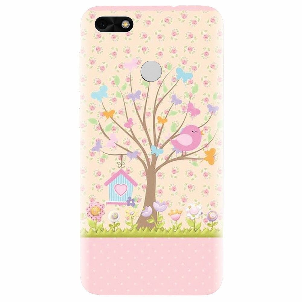 Husa silicon pentru Huawei P9 Lite, Cute Birdhouse
