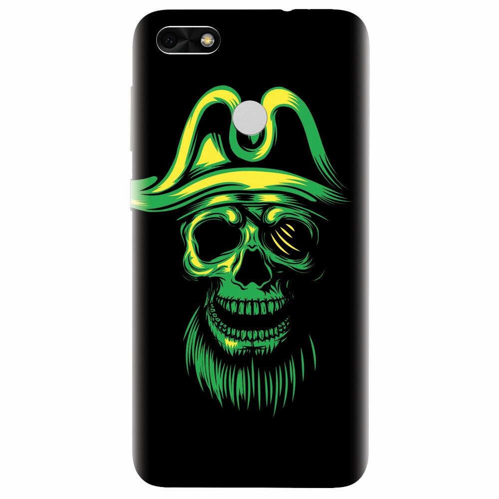 Husa silicon pentru Huawei P9 Lite mini, Pirate Skull