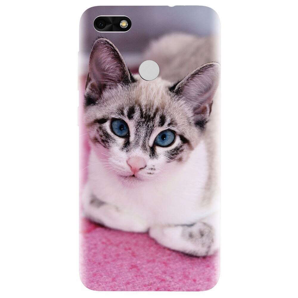 Husa silicon pentru Huawei P9 Lite mini, Siamese Kitty