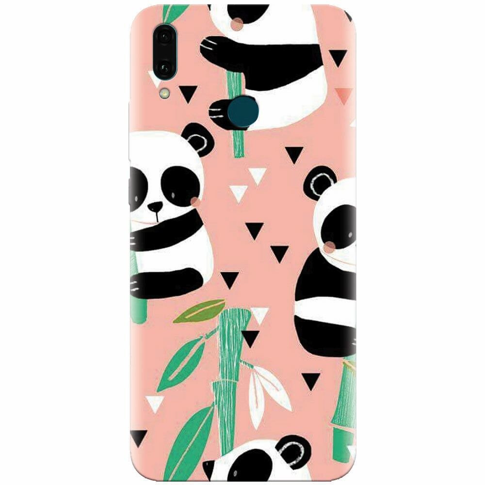 Husa silicon pentru Huawei Y9 2019, Baby Panda 001