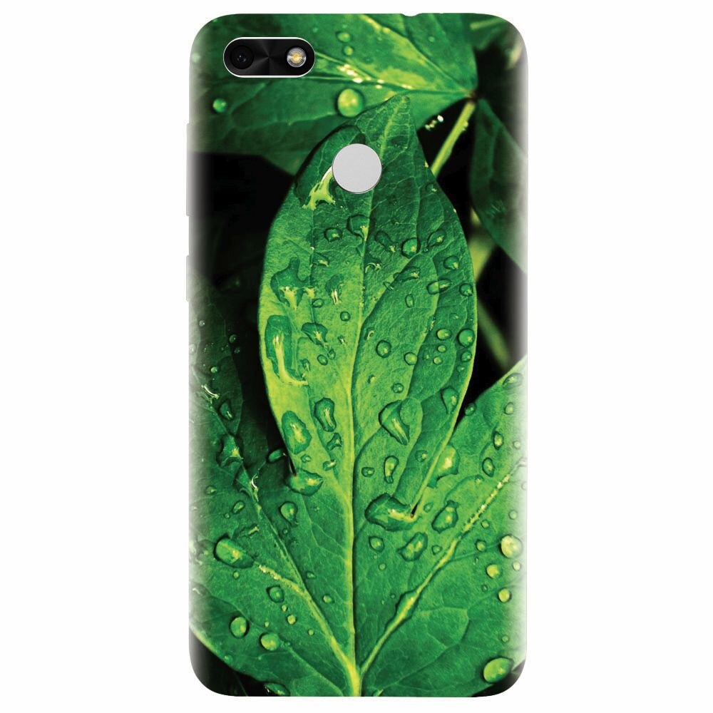 Husa silicon pentru Huawei P9 Lite, Leaves And Dew