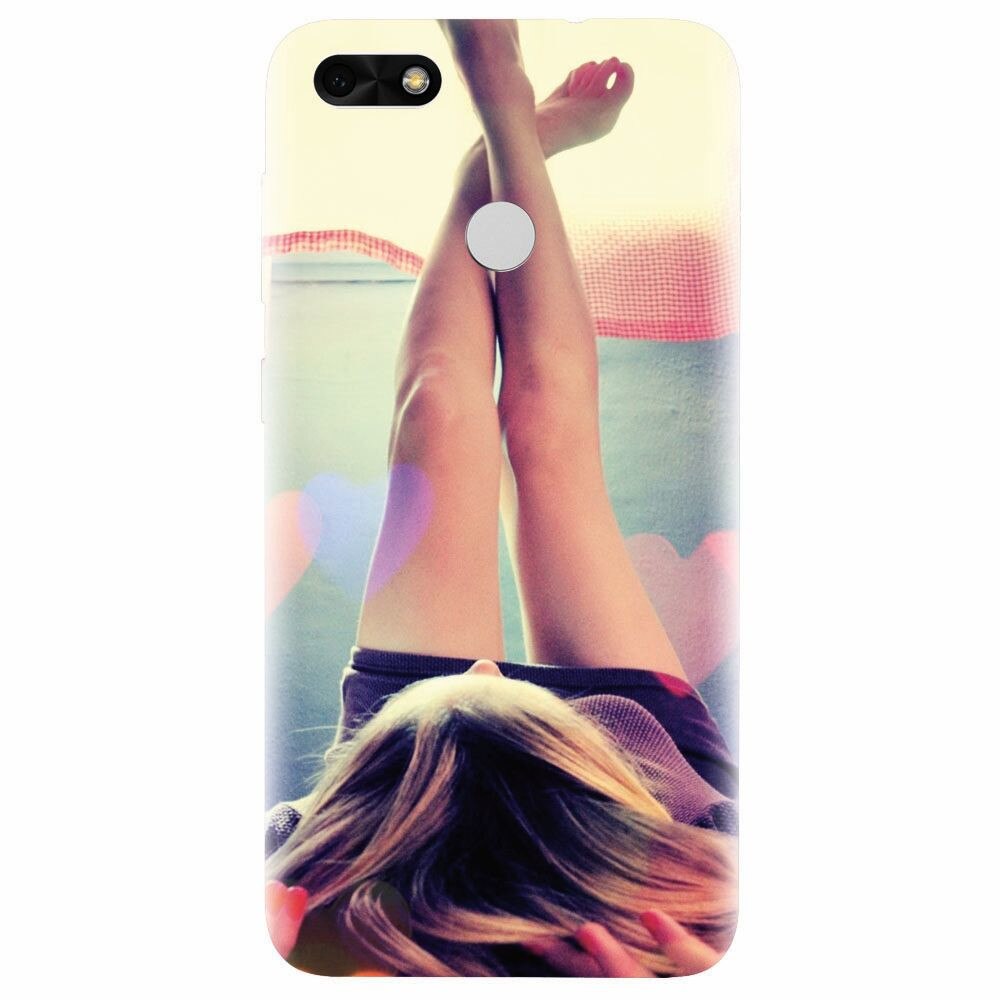 Husa silicon pentru Huawei P9 Lite, Relax Girl