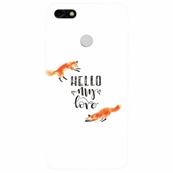 Husa silicon pentru Huawei P9 Lite, Hello My Love Husa silicon pentru Huawei P9 Lite, Hello My Love