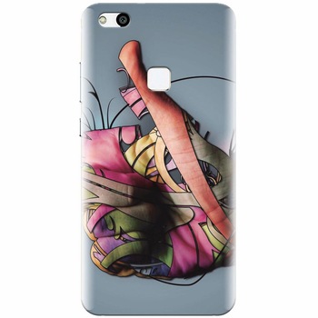 Husa silicon pentru Huawei P10 Lite, Beautiful Hand Art Husa silicon pentru Huawei P10 Lite, Beautiful Hand Art