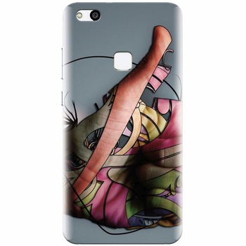 Husa silicon pentru Huawei P10 Lite, Abstract Minimalistic Hands Husa silicon pentru Huawei P10 Lite, Abstract Minimalistic Hands