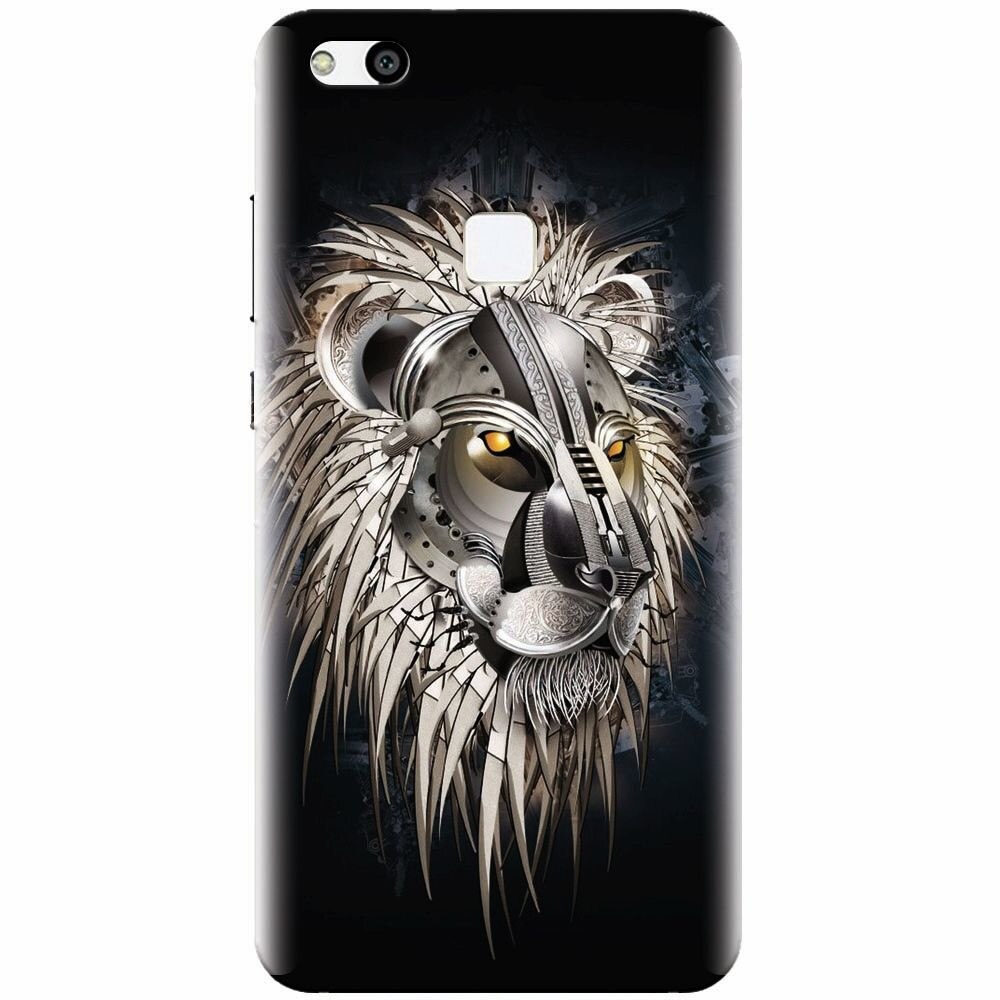 Husa silicon pentru Huawei P10 Lite, Abstract Lion 001