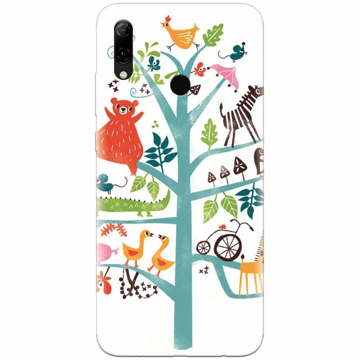 Szilikon borítás Huawei P Smart 2019-hez, Tree