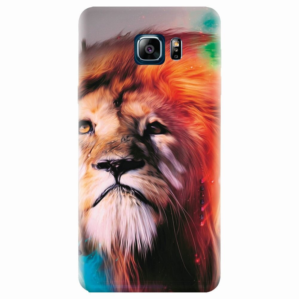 Husa silicon pentru Samsung Galaxy Note 5, Awesome Art Of Lion
