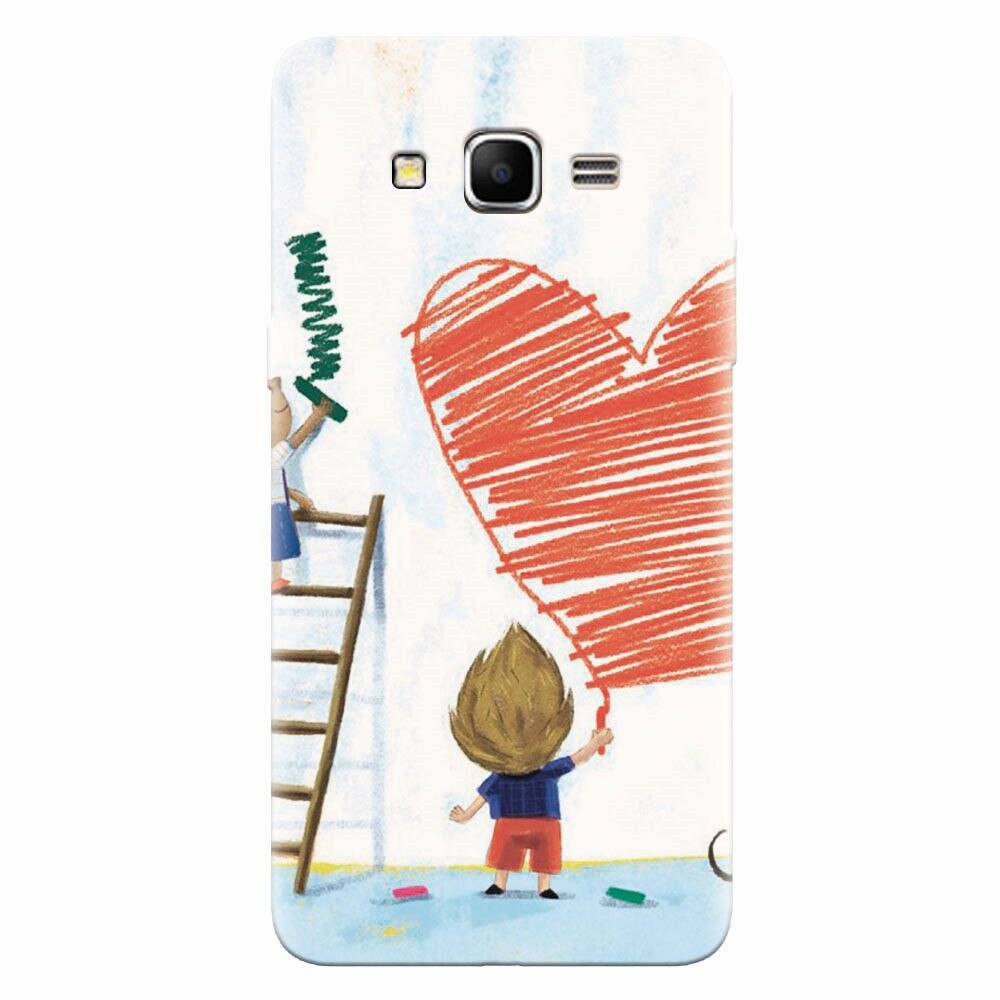 Husa silicon pentru Samsung Grand Prime, I Love You Creatures