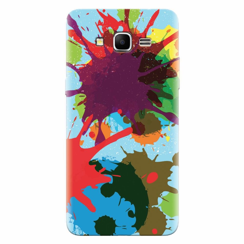 Husa silicon pentru Samsung Grand Prime, Holi Splash