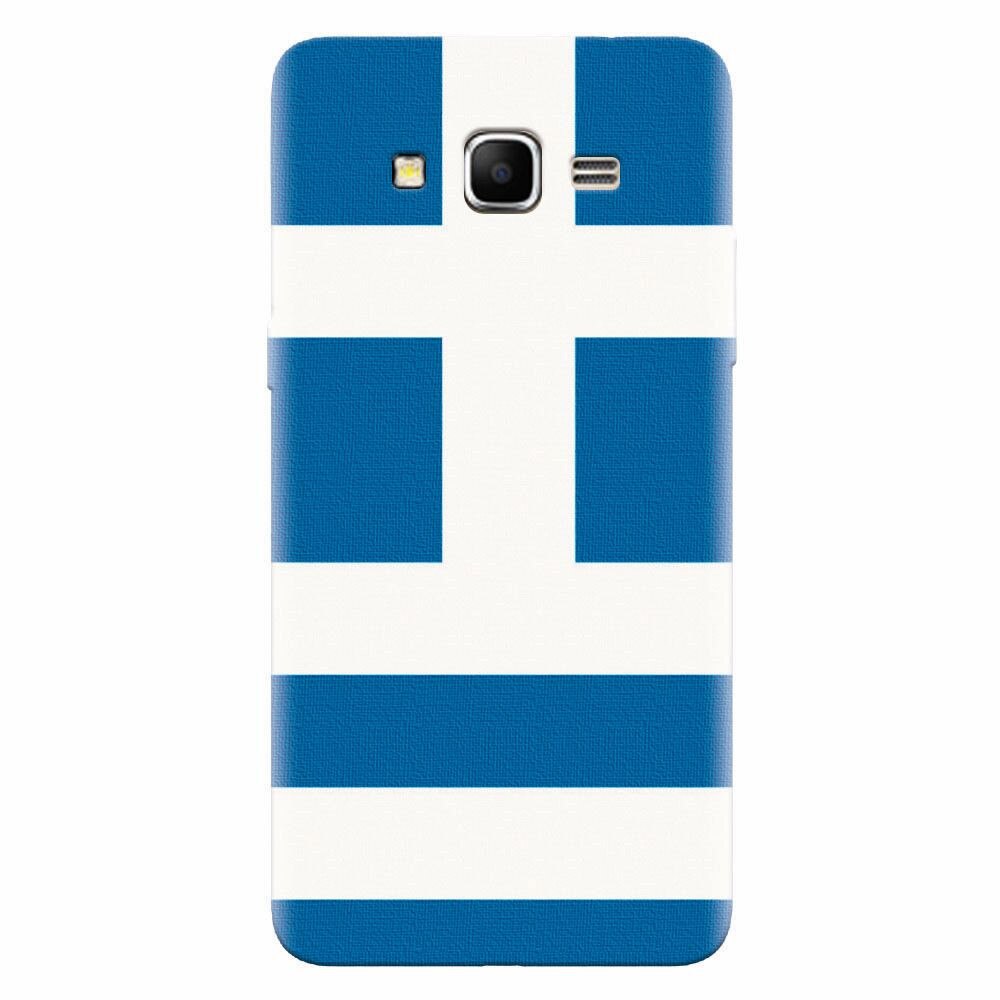 Husa silicon pentru Samsung Grand Prime, Greece Flag