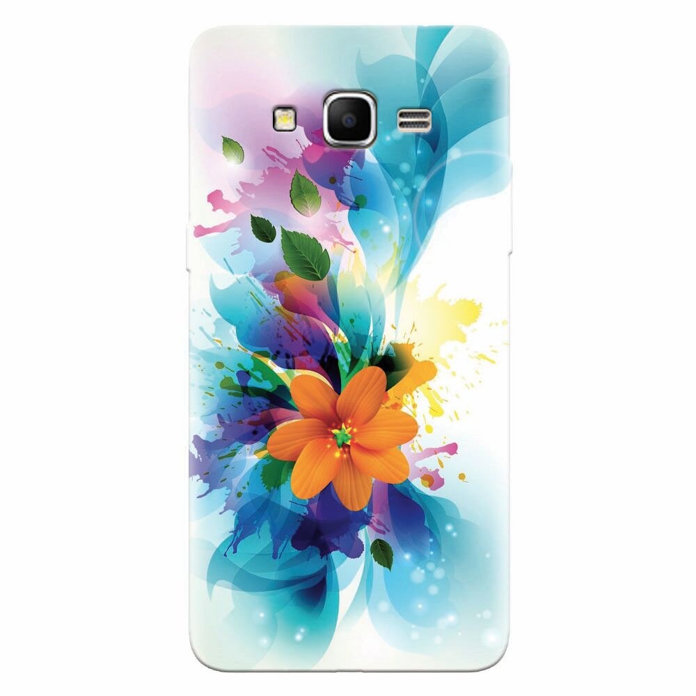 Husa silicon pentru Samsung Grand Prime, Flower 011