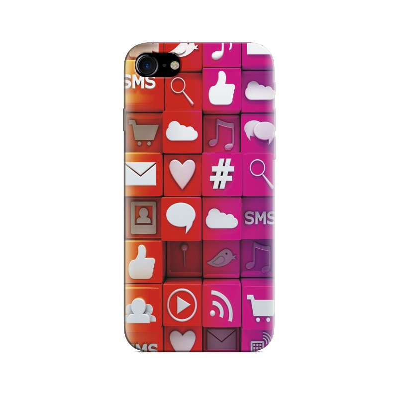 Husa Iphone 8 Social Media Icons Sms Blog Images