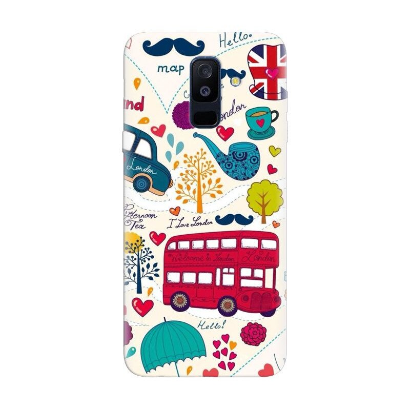 Husa silicon pentru Samsung Galaxy J8 Plus 2018, Welcome In London
