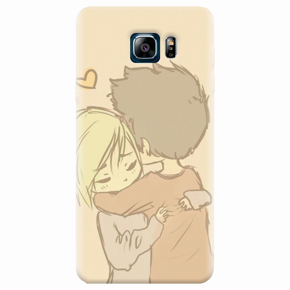 Husa silicon pentru Samsung Galaxy Note 5, Couple Hug