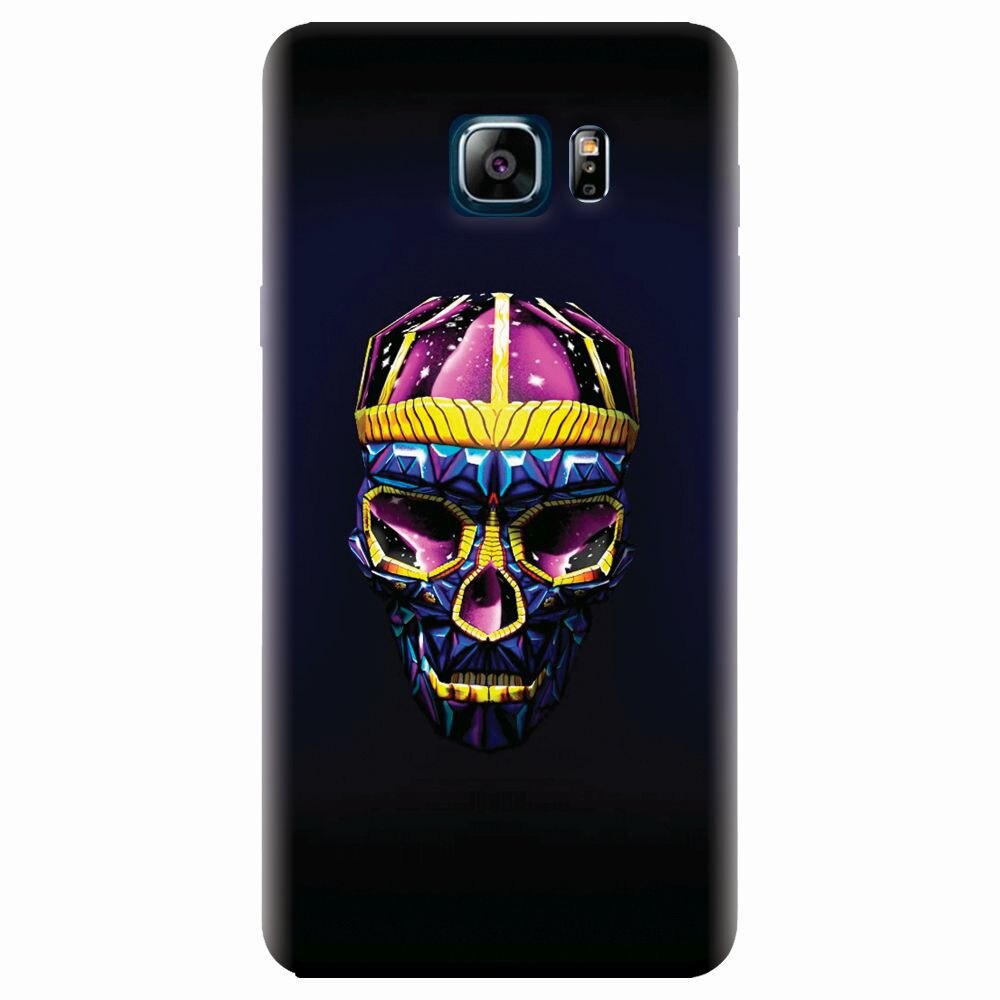 Husa silicon pentru Samsung Galaxy Note 5, Colorfull Skull