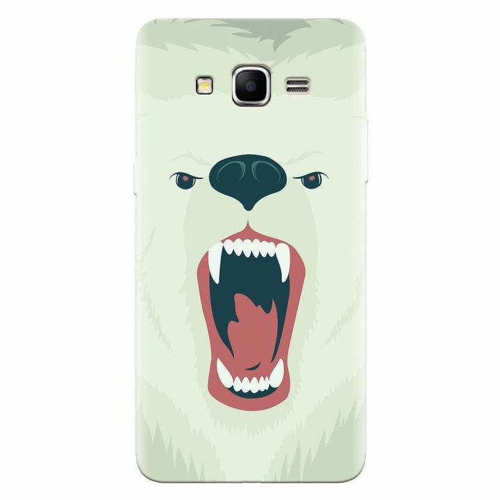 Szilikon tok Samsung Grand Prime, Fierce Polar Bear Winterhez