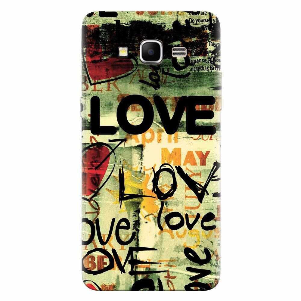 Husa silicon pentru Samsung Grand Prime, Love Artwork