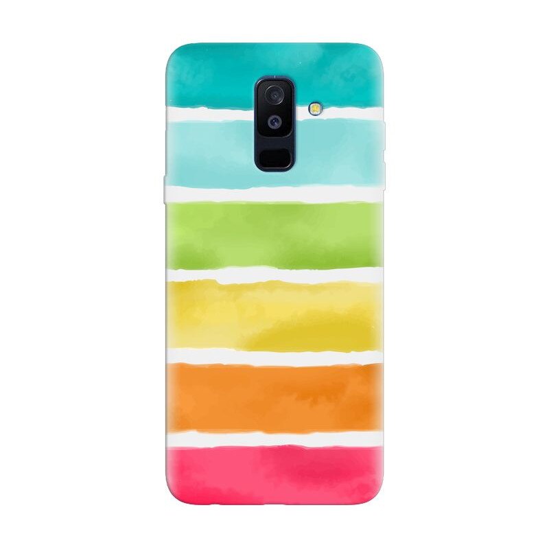 Husa silicon pentru Samsung Galaxy J8 Plus 2018, Watercolors