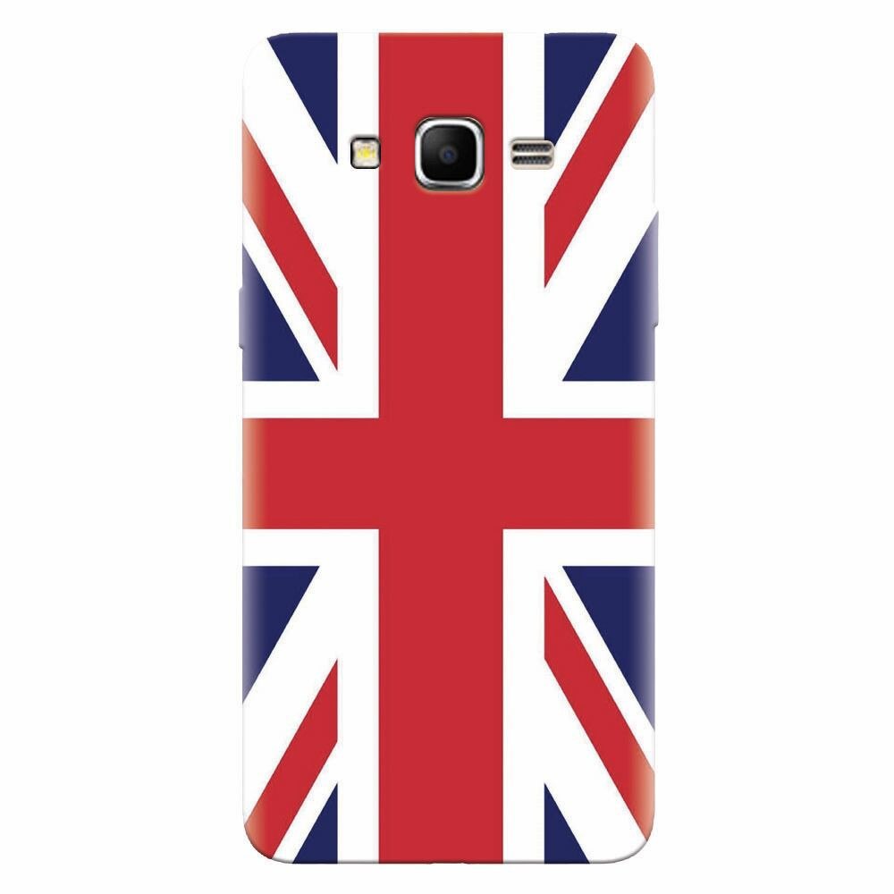 Husa silicon pentru Samsung Grand Prime, UK Flag Illustration