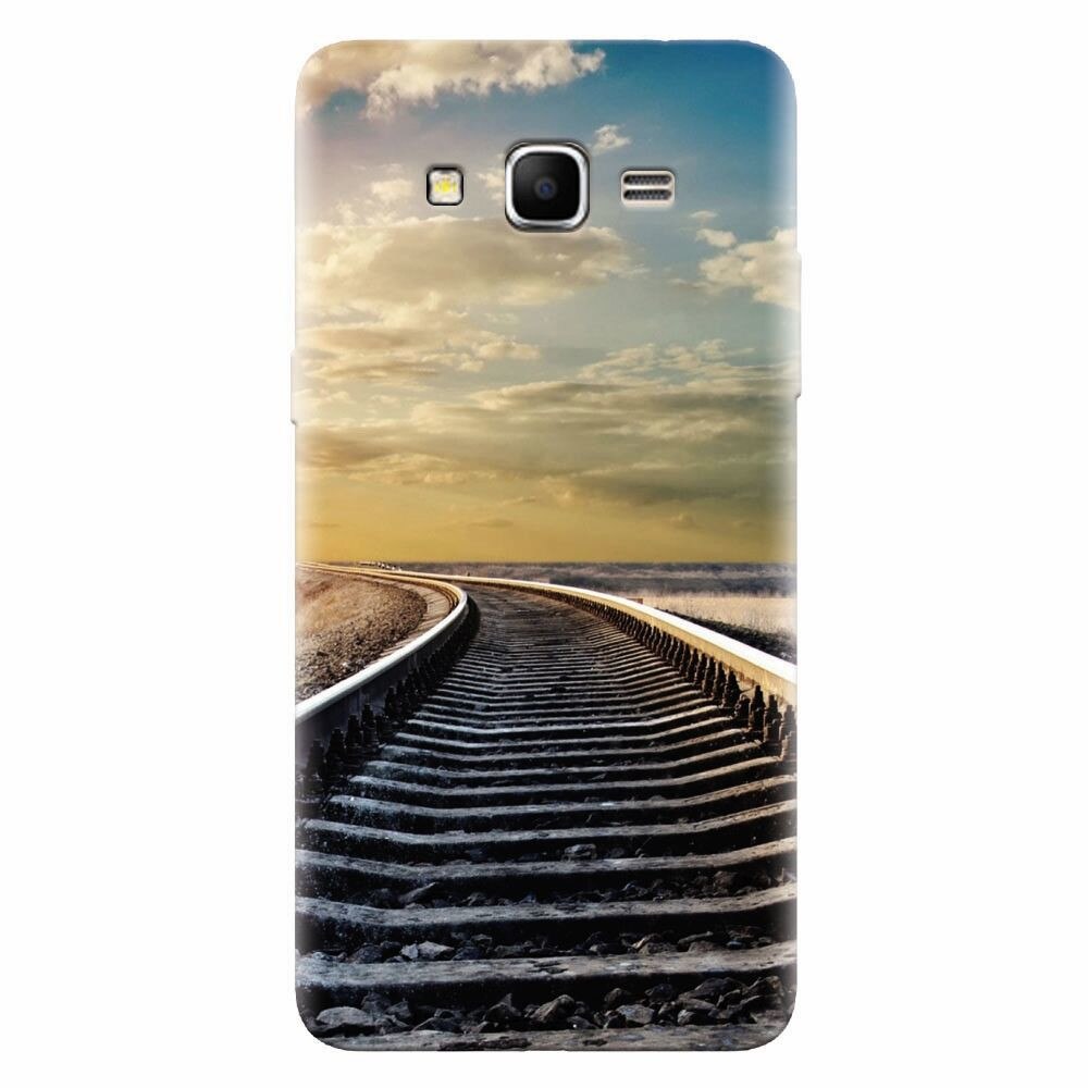 Husa silicon pentru Samsung Grand Prime, Railroad Horizon