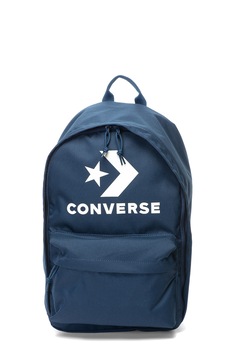 Converse, Rucsac unisex cu logo cauciucat, Albastru mineral Converse, Rucsac unisex cu logo cauciucat, Albastru mineral