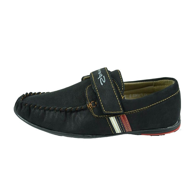 Mocasini pentru baietei KELLAIFENG KLF 1065-3, Negru