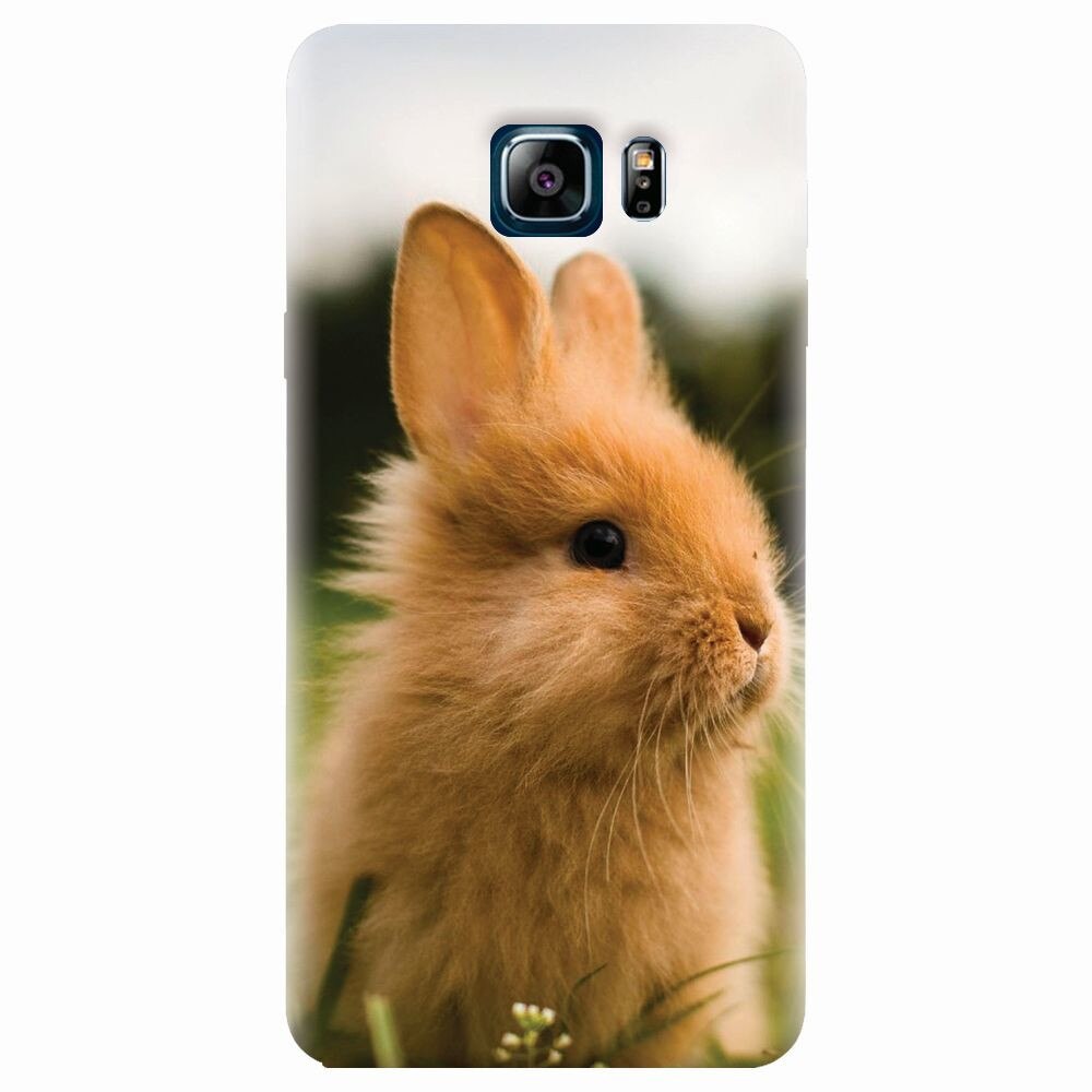 Husa silicon pentru Samsung Galaxy Note 5, Cute Rabbit In Grass