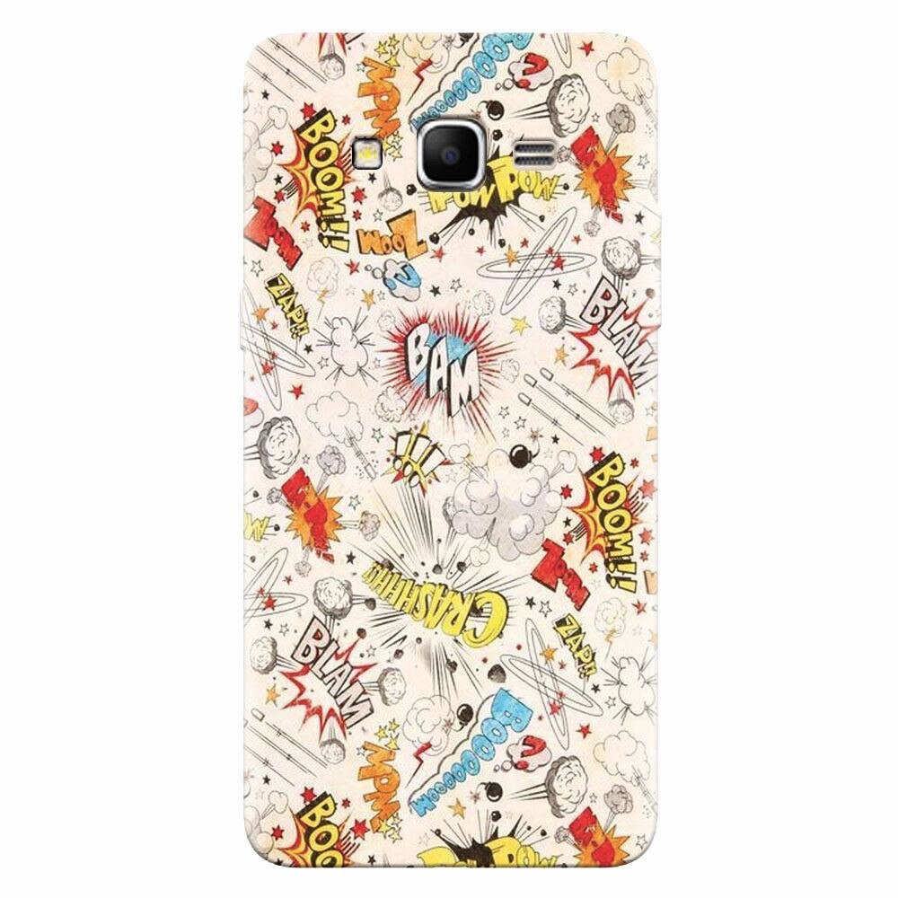 Husa silicon pentru Samsung Grand Prime, Vintage Comic