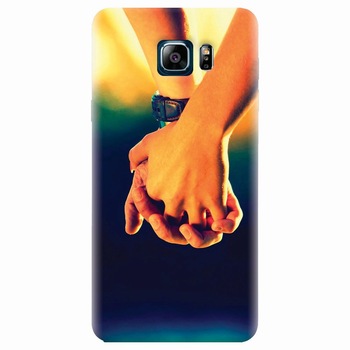 Husa silicon pentru Samsung Galaxy Note 5, Couple Holding Hands Husa silicon pentru Samsung Galaxy Note 5, Couple Holding Hands