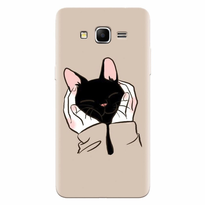 Π‘ΠΈΠ»ΠΈΠΊΠΎΠ½ΠΎΠ² ΠΊΠ΅ΠΉΡ Π·Π° Samsung Grand Prime, Th Black Cat In Hands