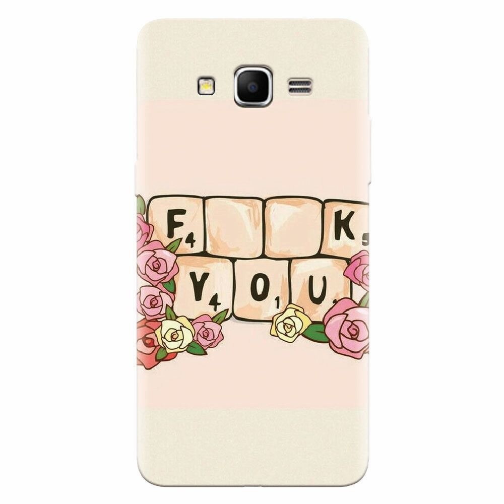 Husa silicon pentru Samsung Grand Prime, Scrabble