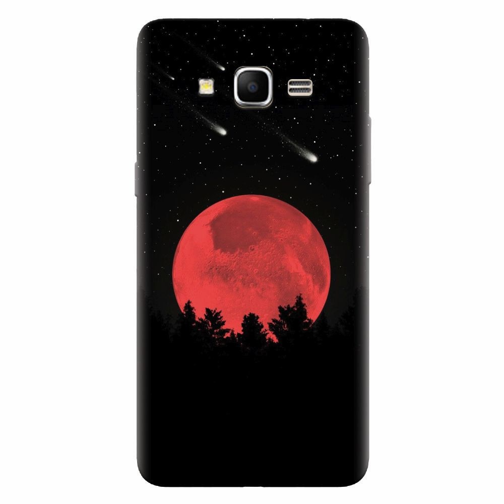 Husa silicon pentru Samsung Grand Prime, Blood Moon