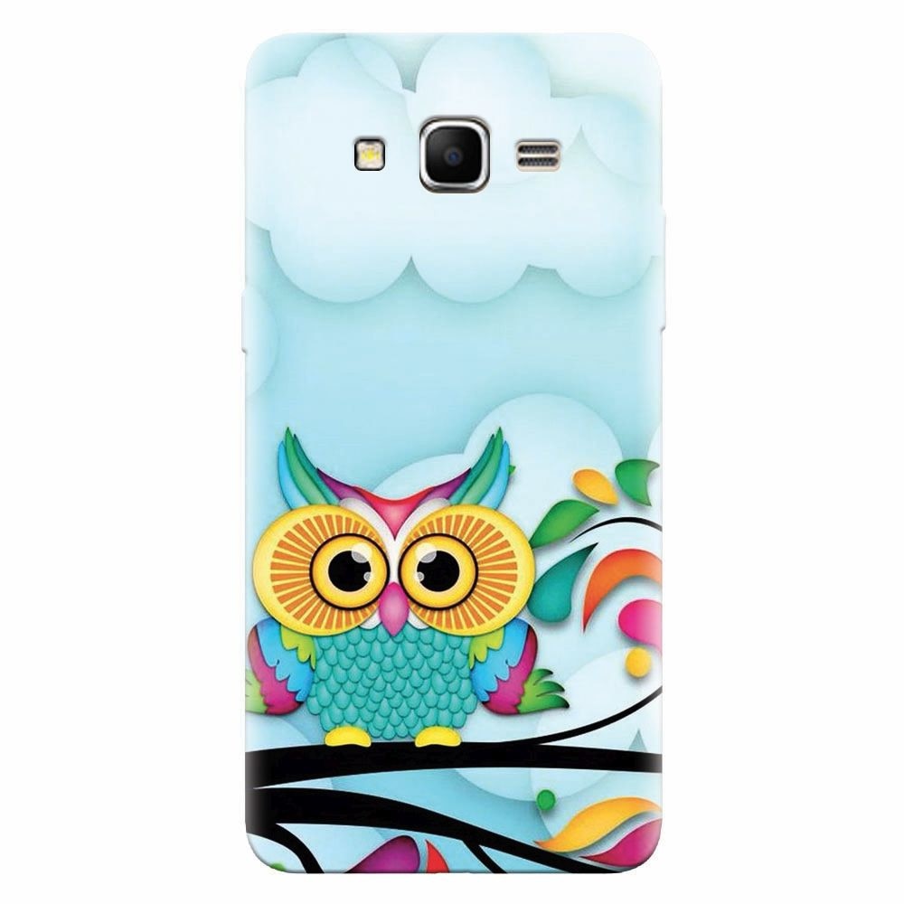 Husa silicon pentru Samsung Grand Prime, Owl 102