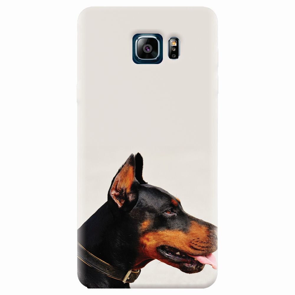 Husa silicon pentru Samsung Galaxy Note 5, Doberman