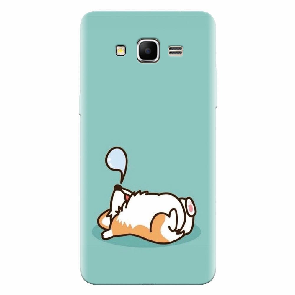 Husa silicon pentru Samsung Grand Prime, Cute Corgi