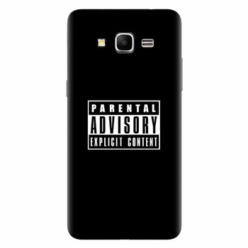 Husa silicon pentru Samsung Grand Prime, Parental Advisory Husa silicon pentru Samsung Grand Prime, Parental Advisory