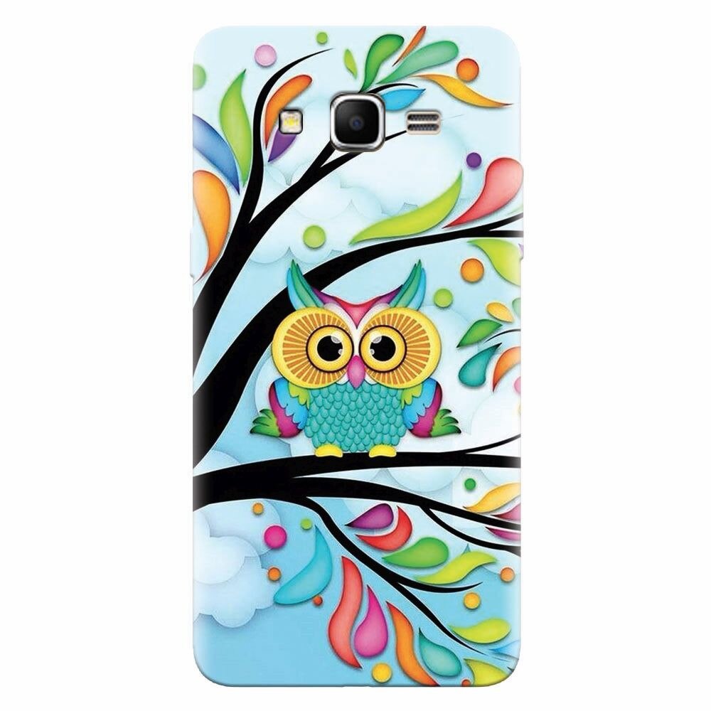 Husa silicon pentru Samsung Grand Prime, Owl 101