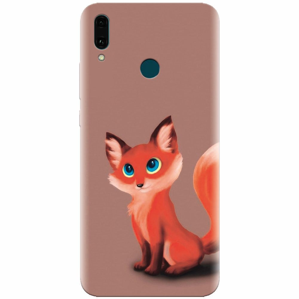 Husa silicon pentru Huawei Y9 2019, Fox Cartoon Animal And