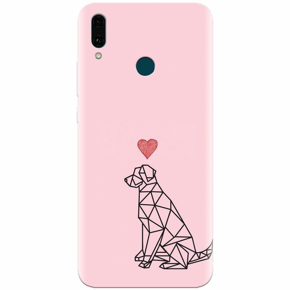 Husa silicon pentru Huawei Y9 2019, Love Dog