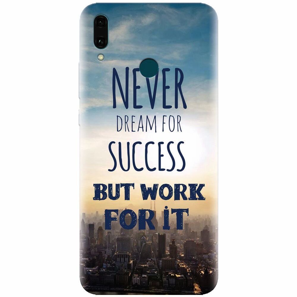 Husa silicon pentru Huawei Y9 2019, Never Dream