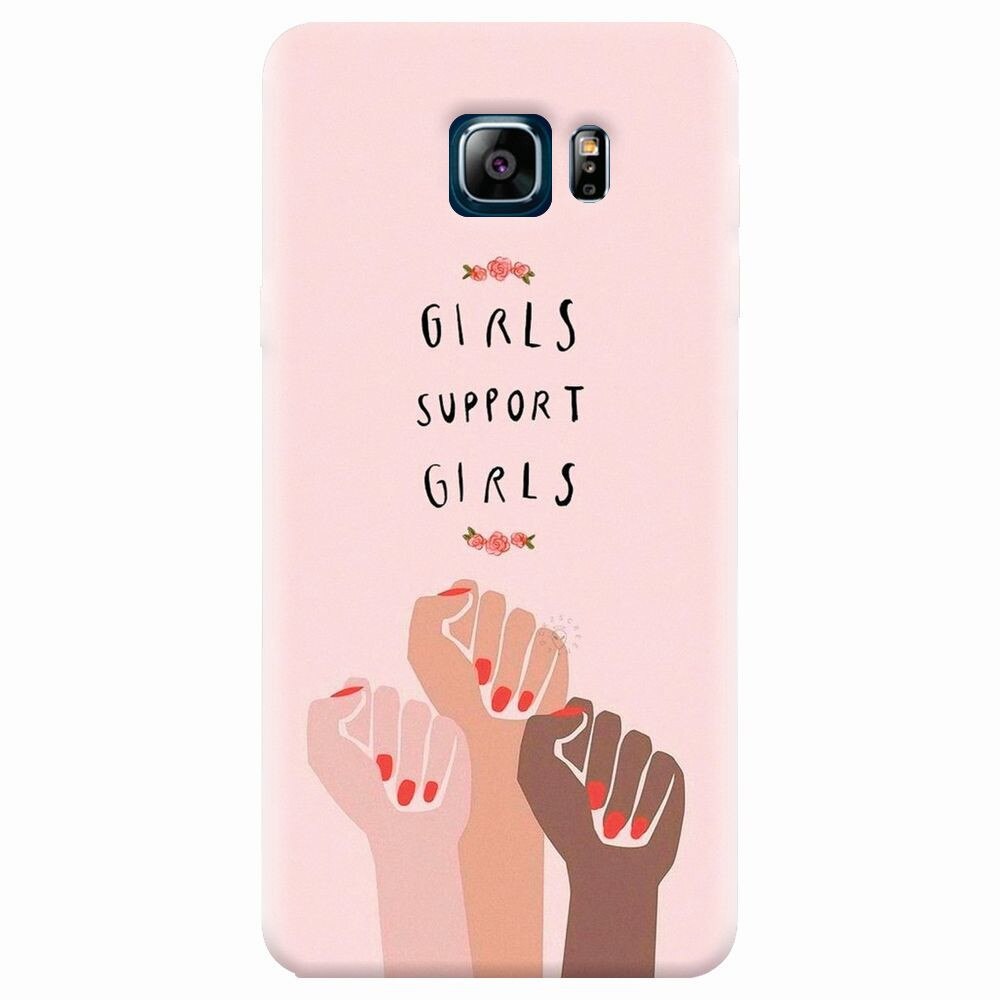 Husa silicon pentru Samsung Galaxy Note 5, Girls Supportgirls