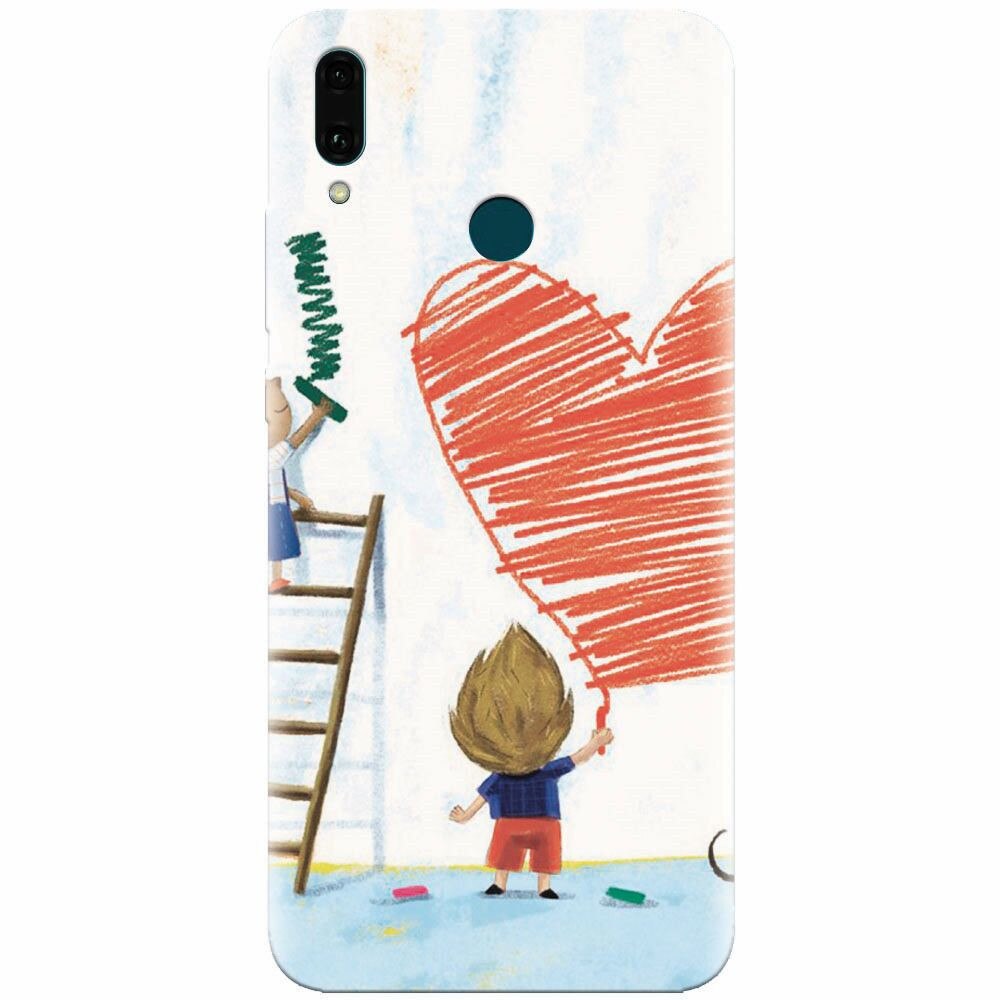 Husa silicon pentru Huawei Y9 2019, I Love You Creatures