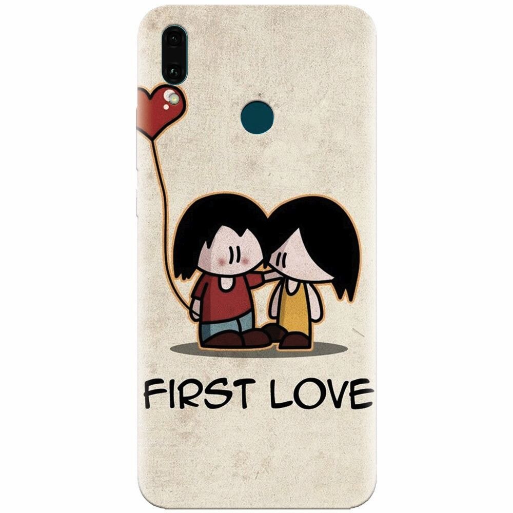 Husa silicon pentru Huawei Y9 2019, First Love Great Lock Screen